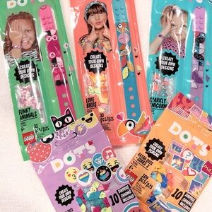 Lego Dots bracelets with additional charm packs